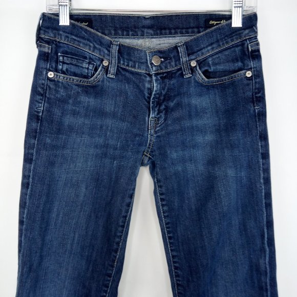 Citizens Of Humanity Dita Bootcut Jeans Women Petite Size 27 Blue - Picture 2 of 8